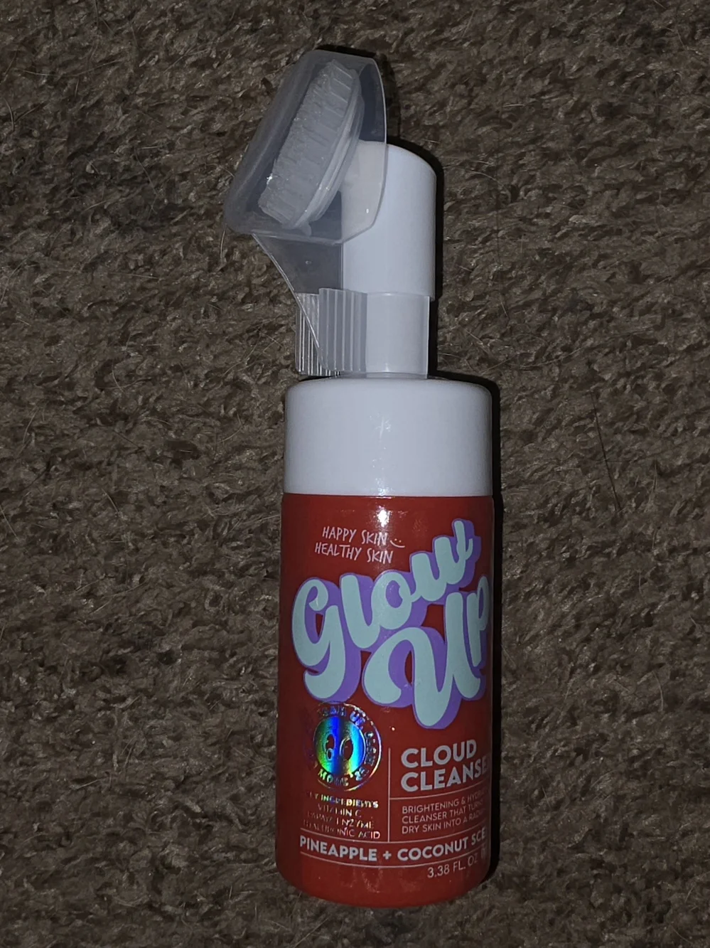 2 x Happy Skin Healthy Skin Glow Up Cloud Cleanse Foaming Cleanser – 3.38fl Oz